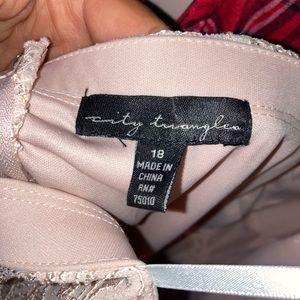 1 strapless laces dress! My body is a weird size now! my loss, your gain!